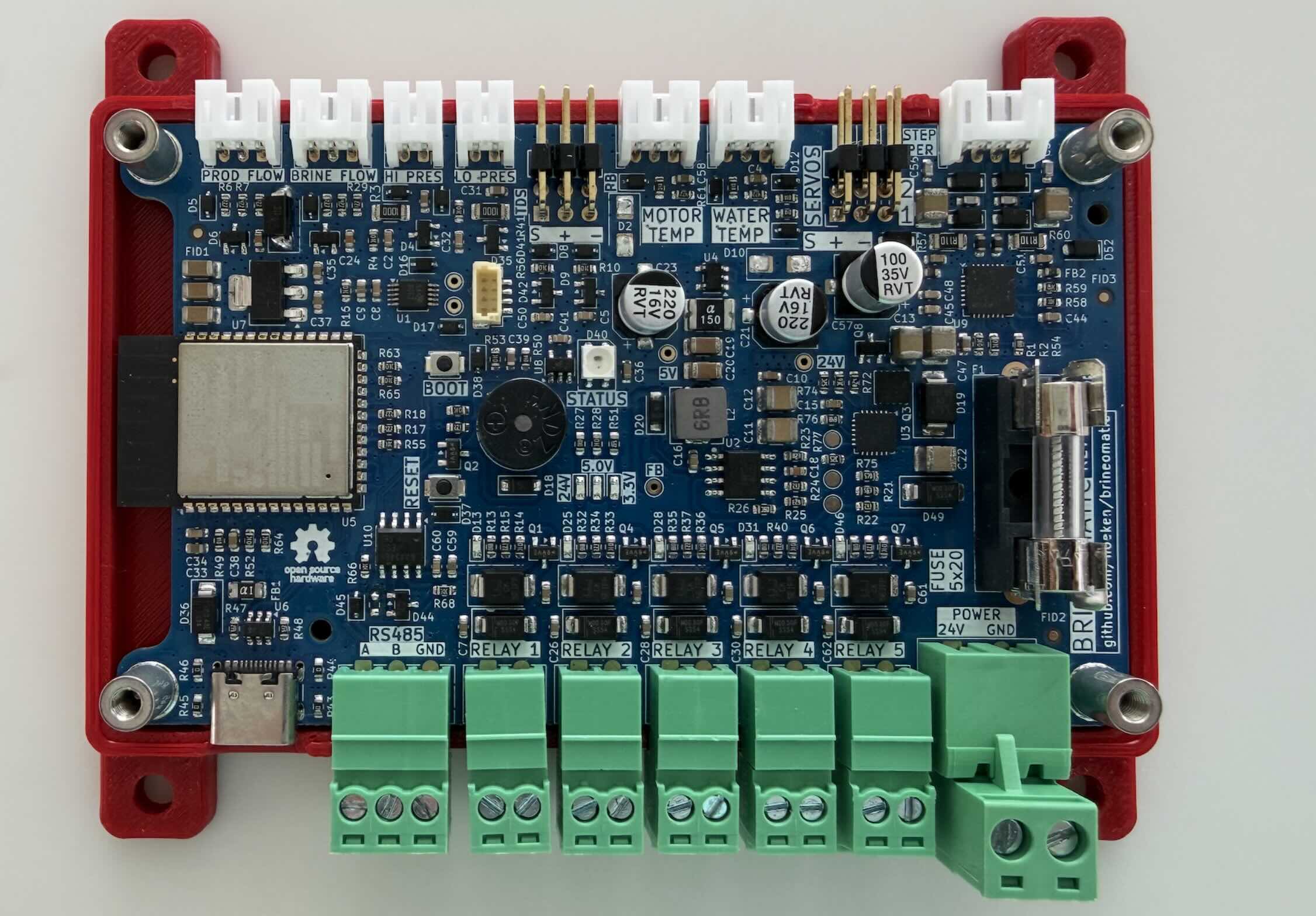 Brineomatic Board Assembled